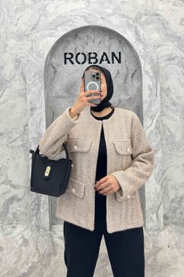 کت چهار جیب لمزور زیگزاگ