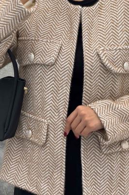 کت چهار جیب لمزور زیگزاگ