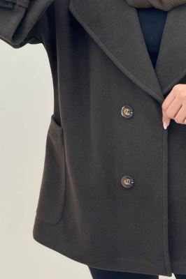 کت یقه پهن فوتر آستین سگک دار EXPORT