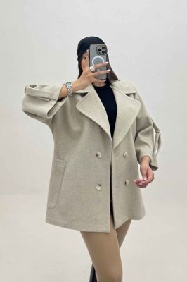 کت یقه پهن فوتر آستین سگک دار EXPORT