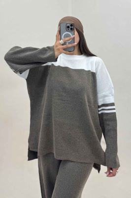 ست دورس و شلوار بافت لش