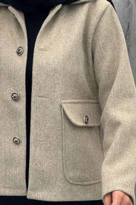 کت فوتر دو جیب پاکتی ZHOOBI