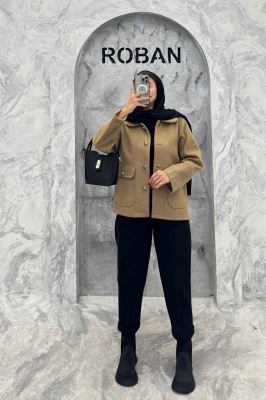 کت فوتر دو جیب پاکتی ZHOOBI