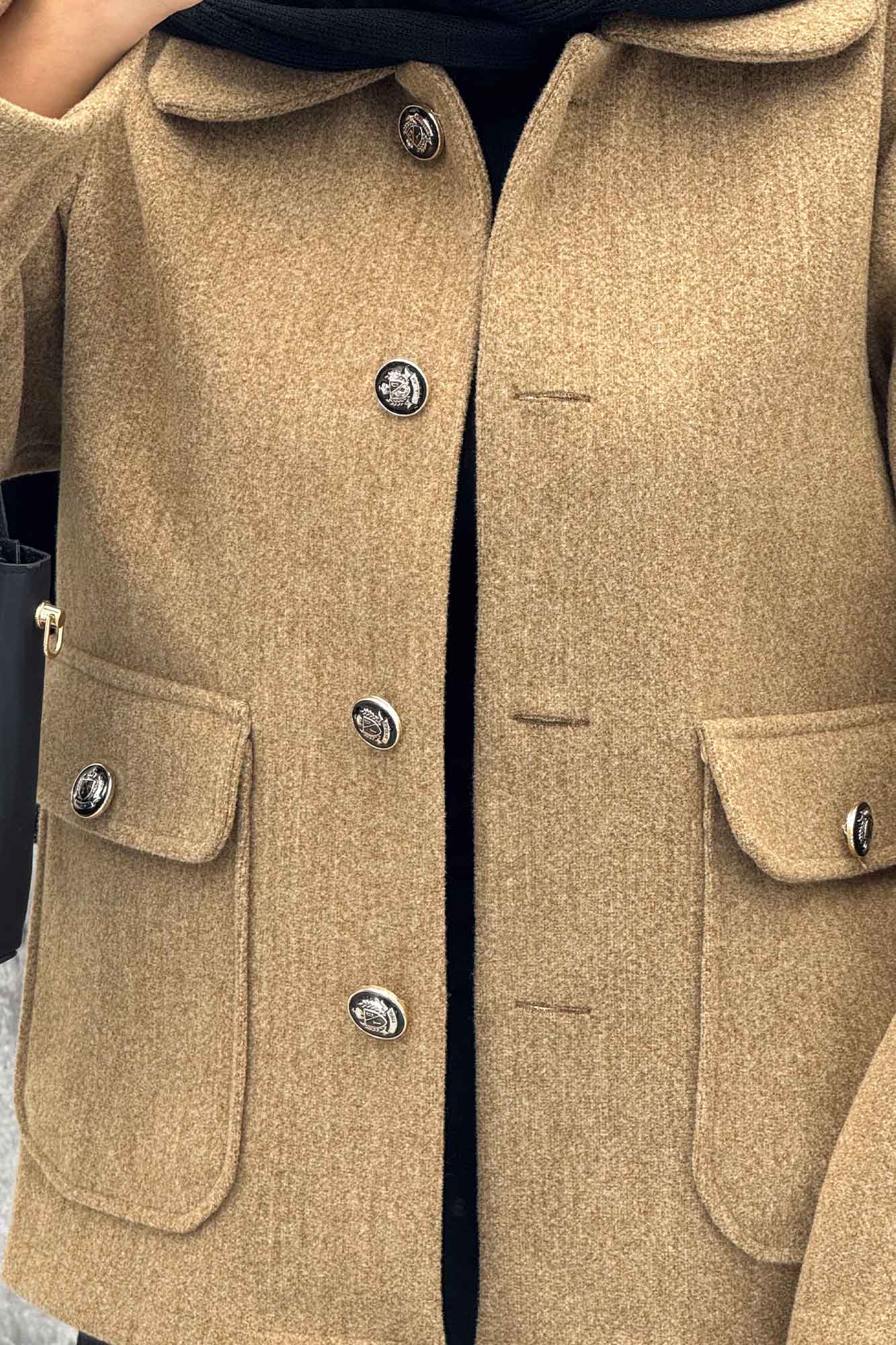 کت فوتر دو جیب پاکتی ZHOOBI