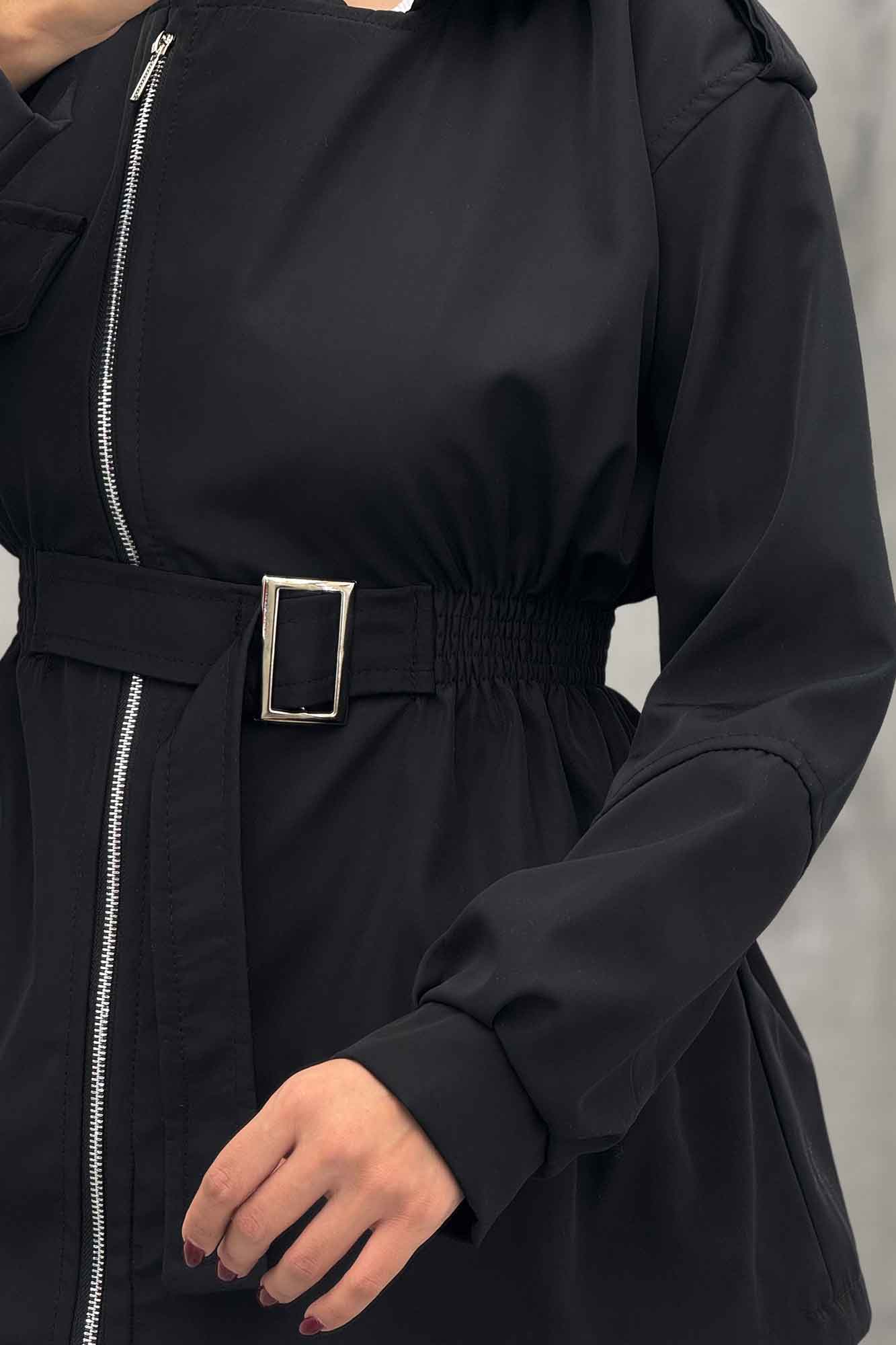 بارانی سانتانا جلو زیپ