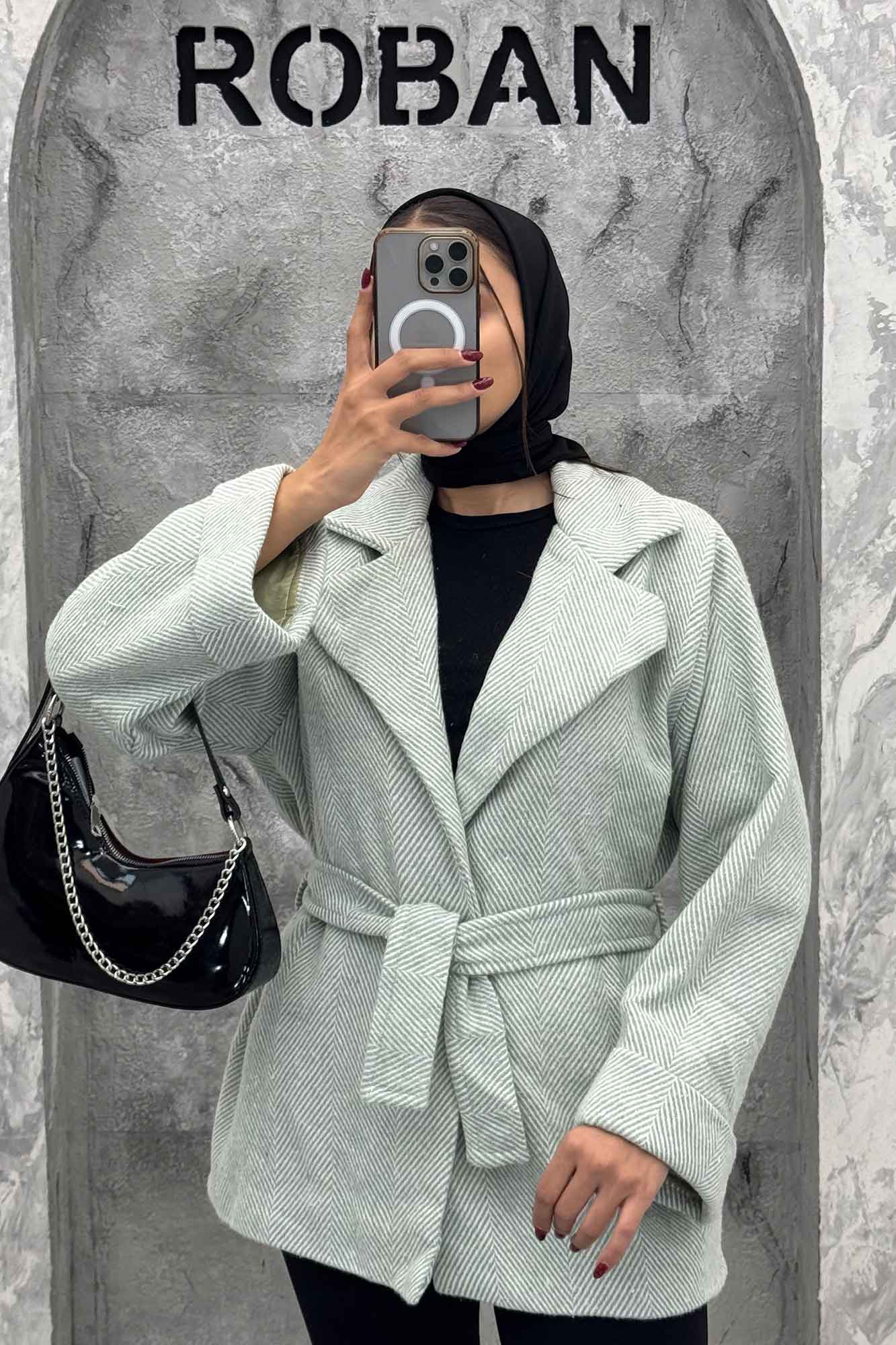 کت مینیمال جناقی آستردار