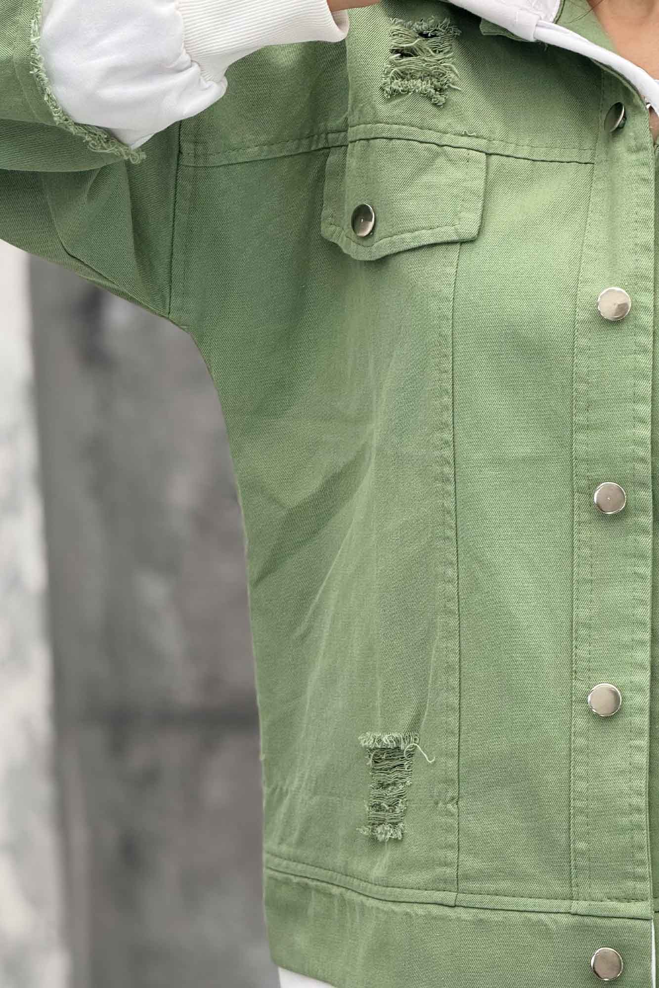 هودی دو جیب ترکیبی با کتان