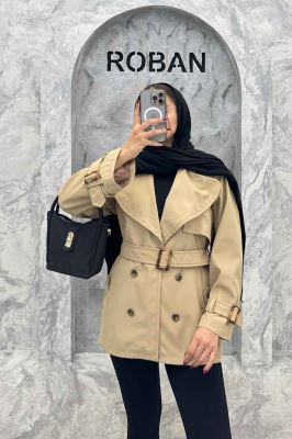 بارانی سانتانا آستین کمربندی