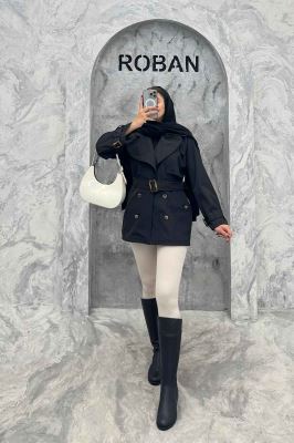 بارانی سانتانا آستین کمربندی