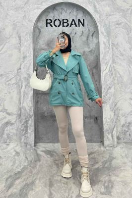 بارانی سانتانا آستین کمربندی