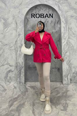 بارانی سانتانا آستین کمربندی