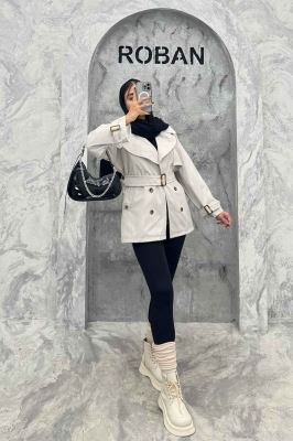 بارانی سانتانا آستین کمربندی