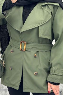 بارانی سانتانا آستین کمربندی