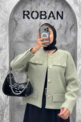 کت کوتاه فوتر طرح جیب آنیل