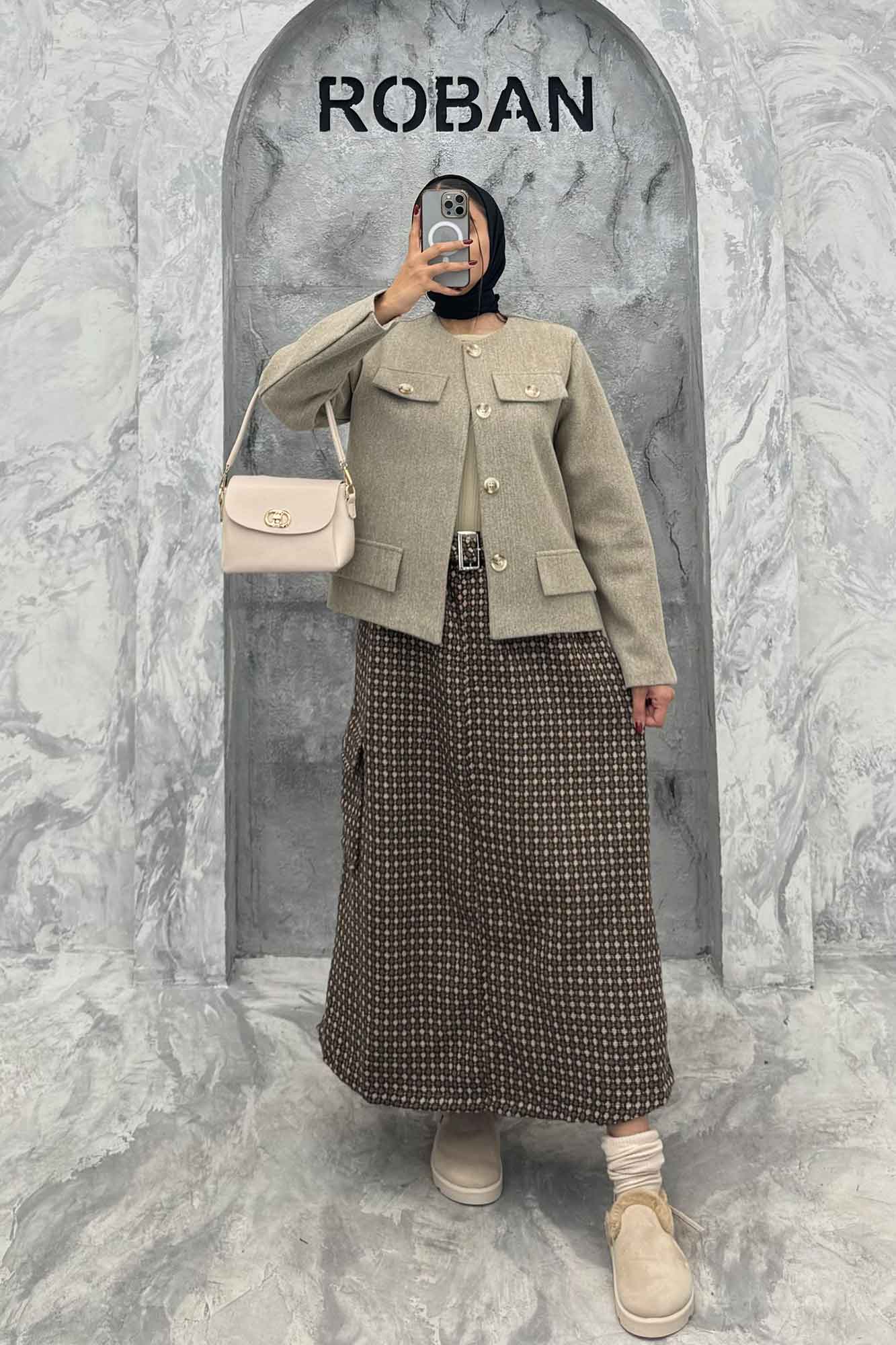 کت کوتاه فوتر طرح جیب آنیل