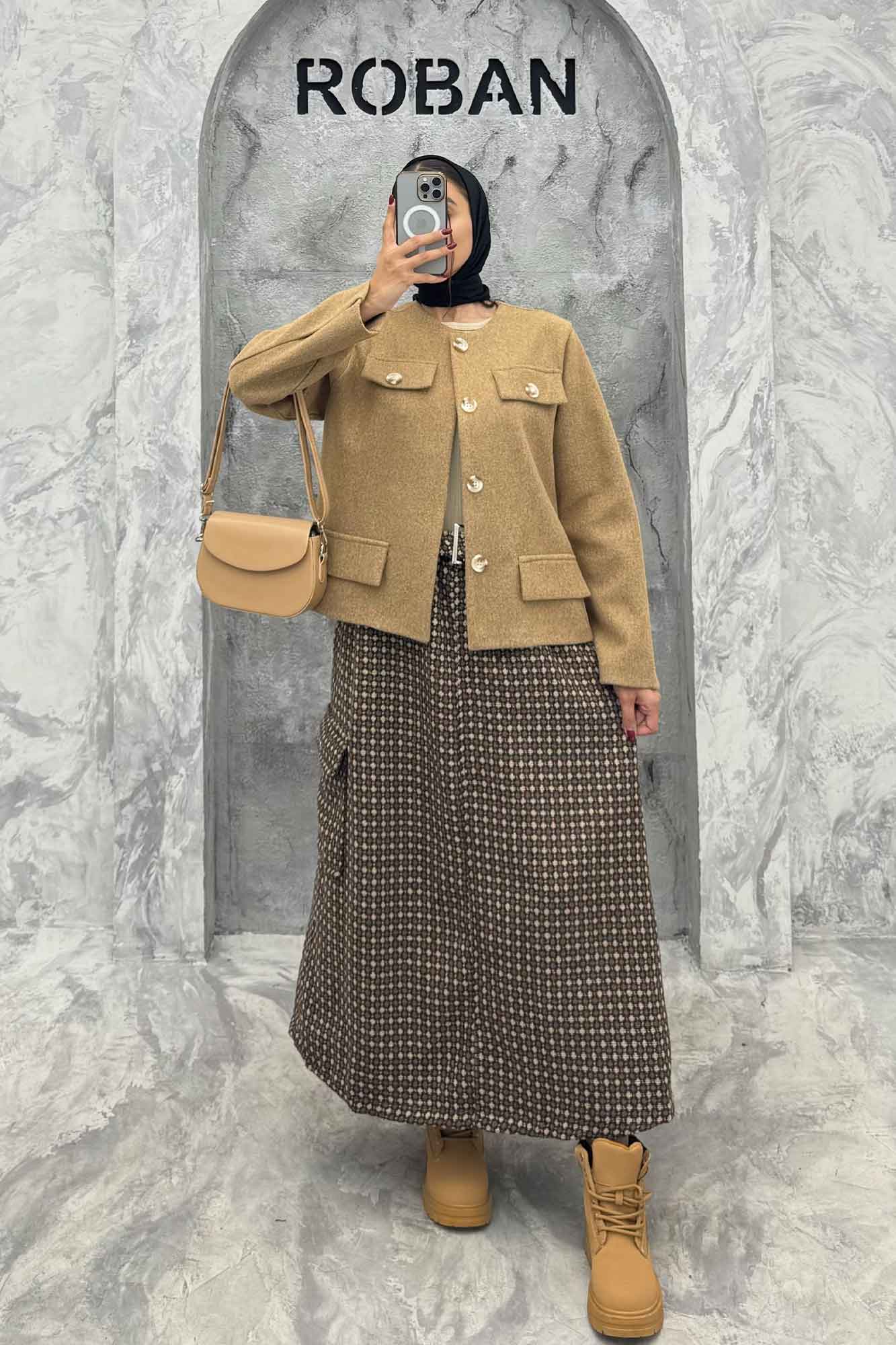 کت کوتاه فوتر طرح جیب آنیل