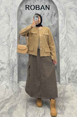 کت کوتاه فوتر طرح جیب آنیل