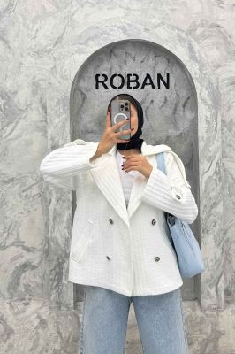 کت دو جیب فیتیله چهار دکمه DIAMANTE طرح راه راه