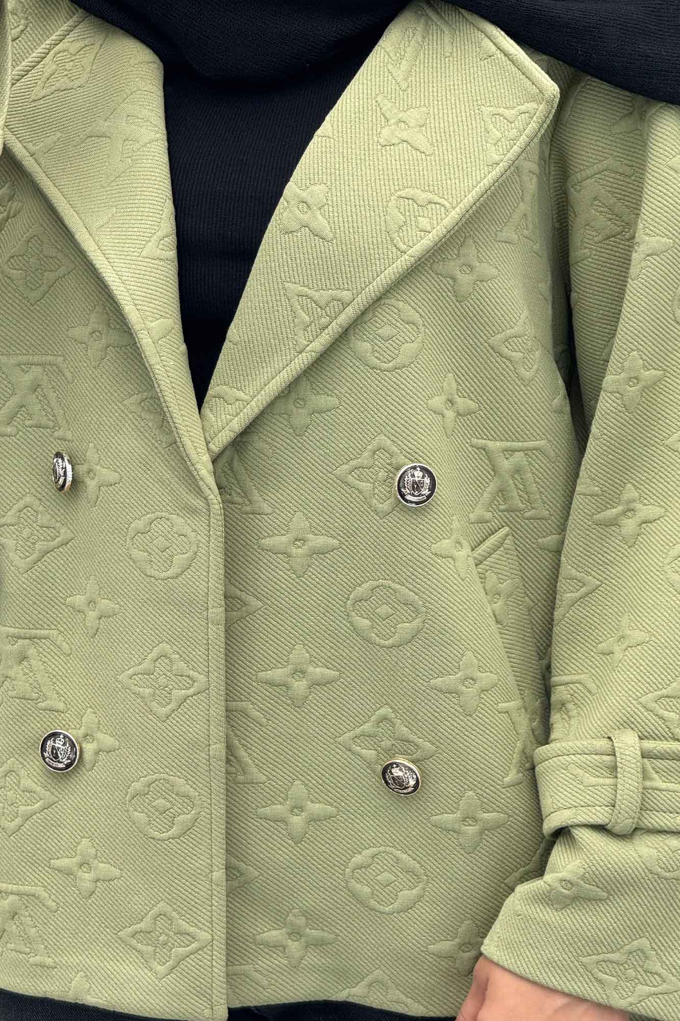 کت دو جیب فیتیله چهار دکمه DIAMANTE طرح LV