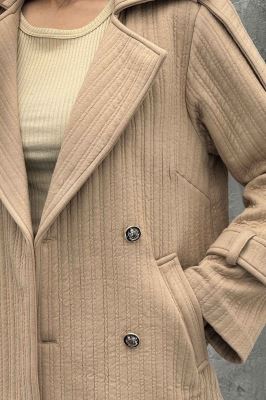 کت دو جیب فیتیله چهار دکمه DIAMANTE طرح راه راه