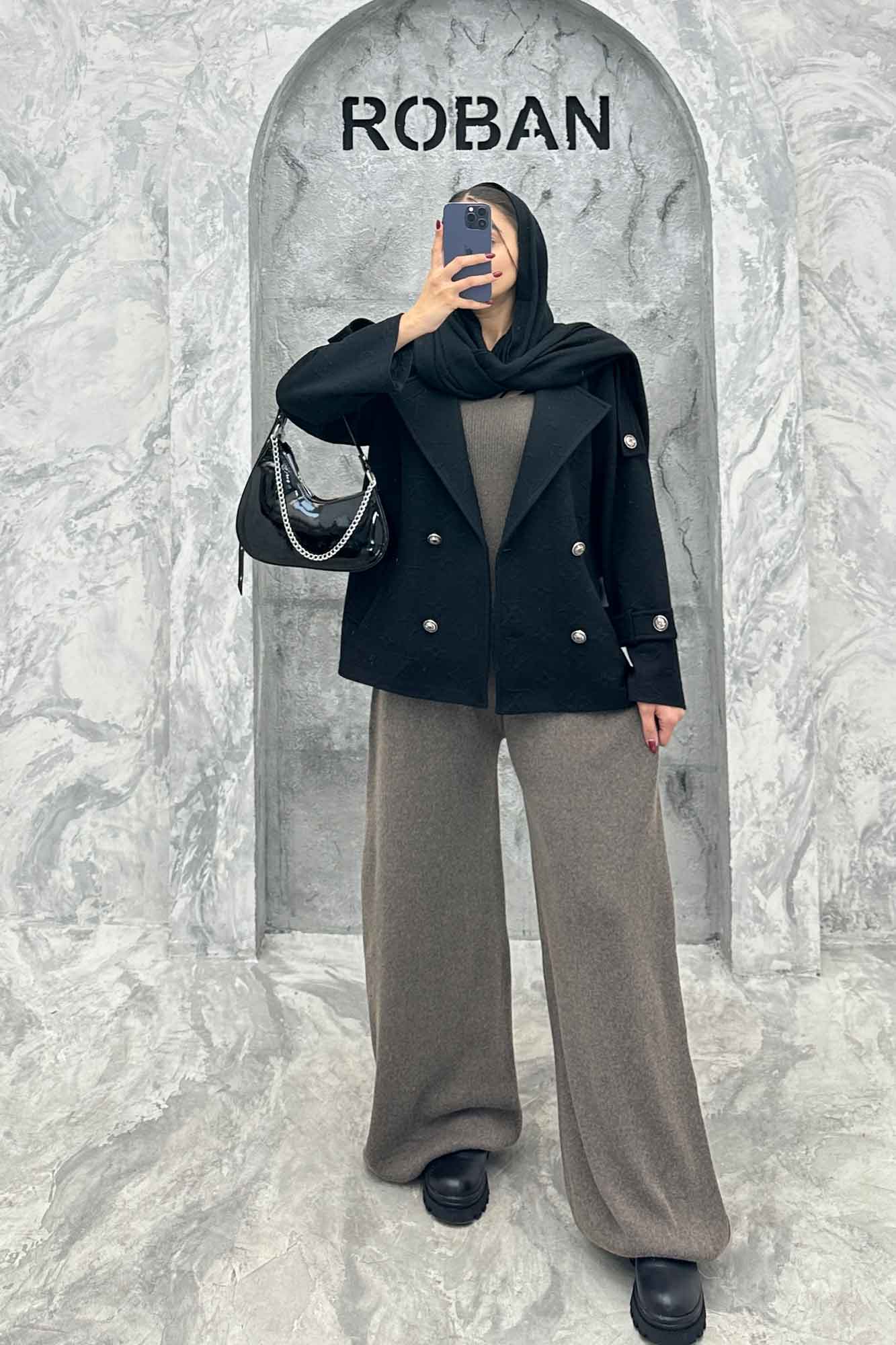 کت دو جیب فیتیله چهار دکمه DIAMANTE طرح LV