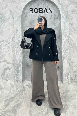 کت دو جیب فیتیله چهار دکمه DIAMANTE طرح LV