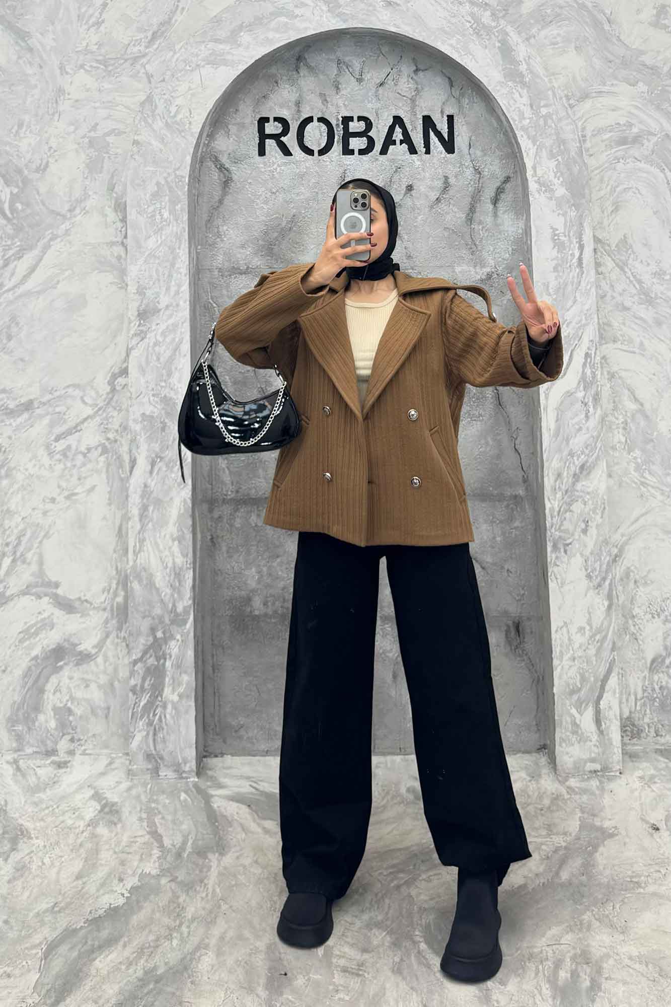 کت دو جیب فیتیله چهار دکمه DIAMANTE طرح راه راه