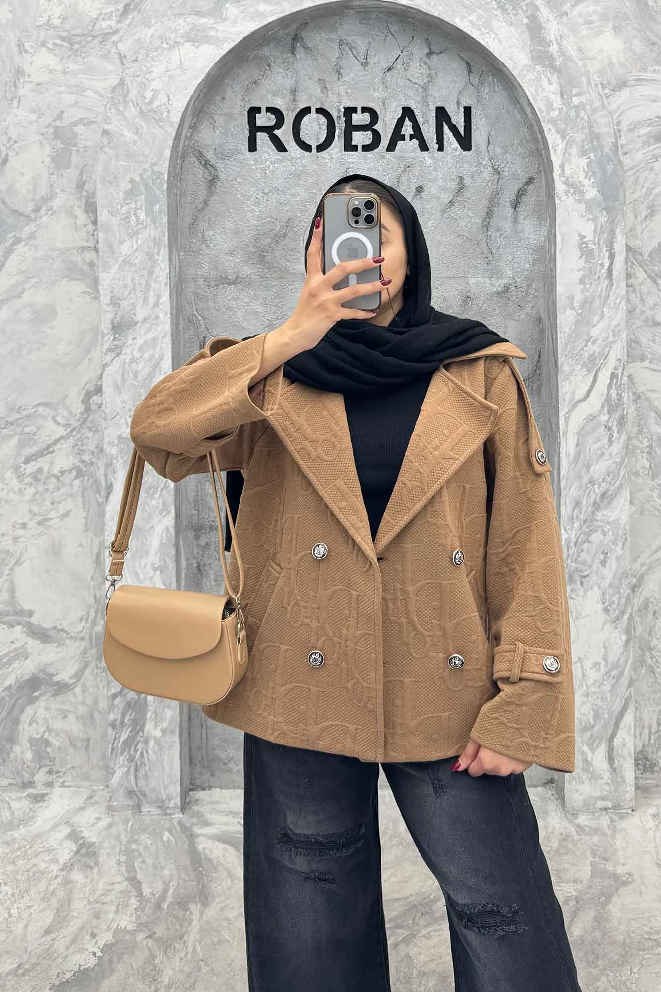 کت دو جیب فیتیله چهار دکمه DIAMANTE طرح DIOR