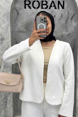 ست مینیمال کت و شلوار فیتیله آیسل