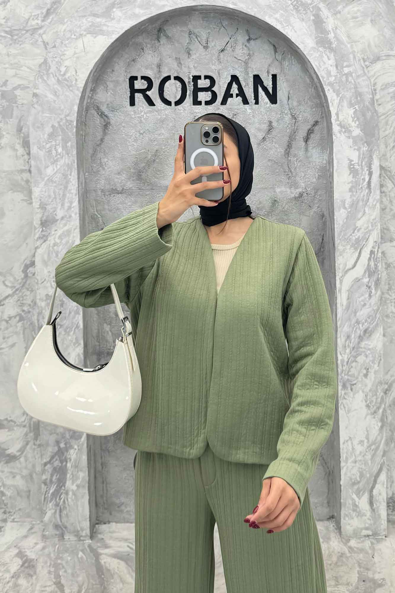 ست مینیمال کت و شلوار فیتیله آیسل