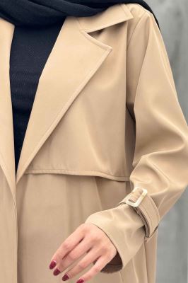 بارانی بلند سانتانا یقه انگلیسی RASTA