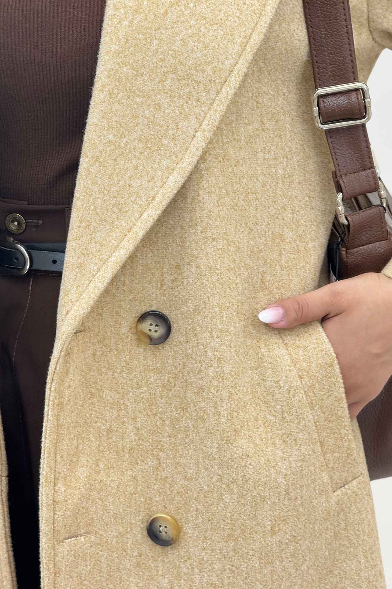 پالتو بلند فوتر چهار دکمه MODA