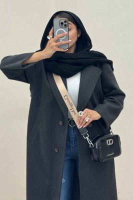 پالتو بلند فوتر چهار دکمه MODA