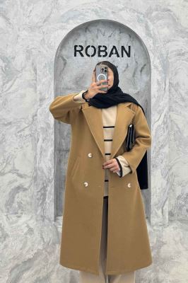 پالتو بلند فوتر چهار دکمه MODA
