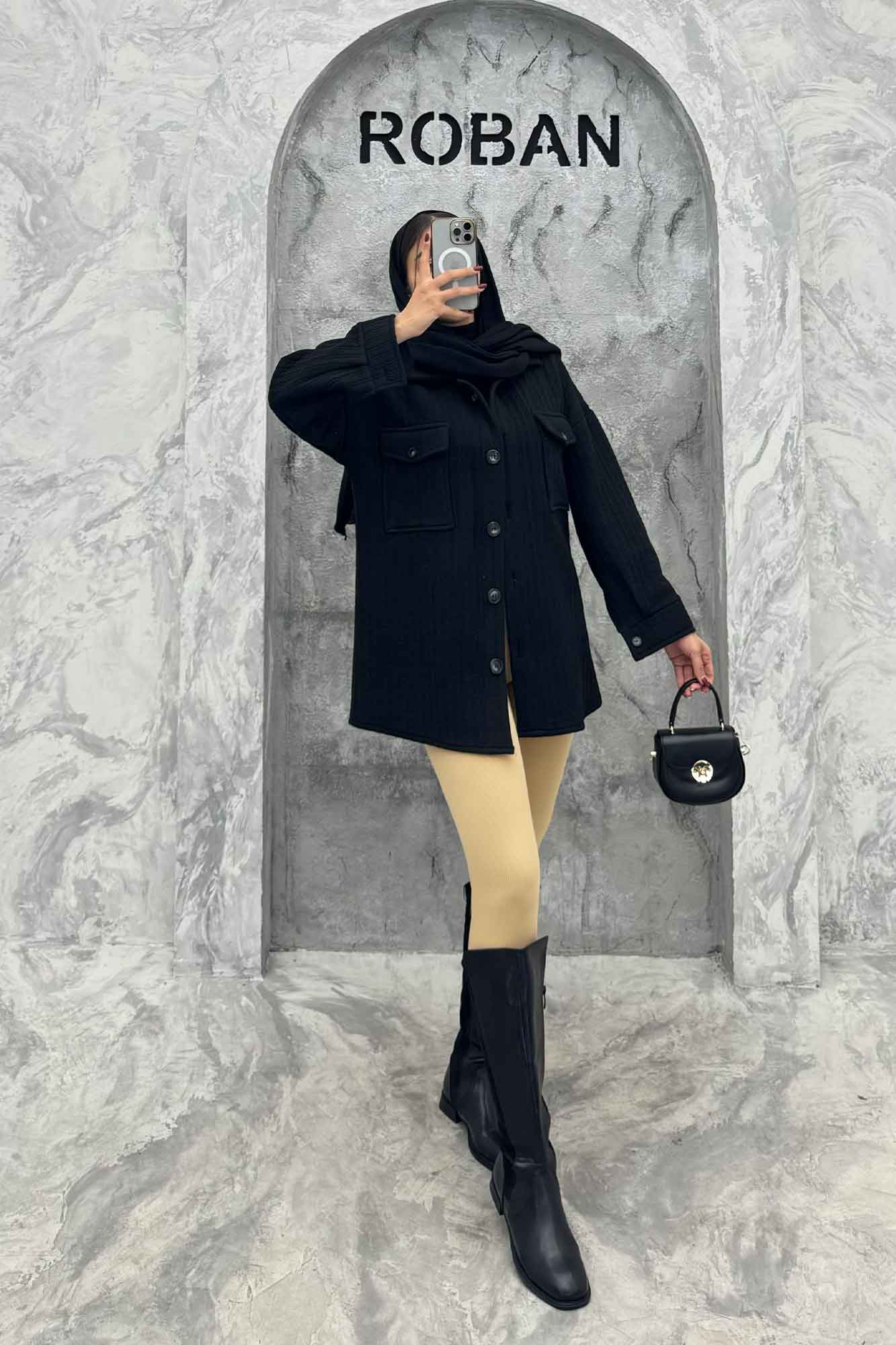 کت دو جیب پاکتی فیتیله راه راه