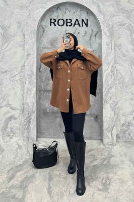 کت دو جیب پاکتی فیتیله راه راه