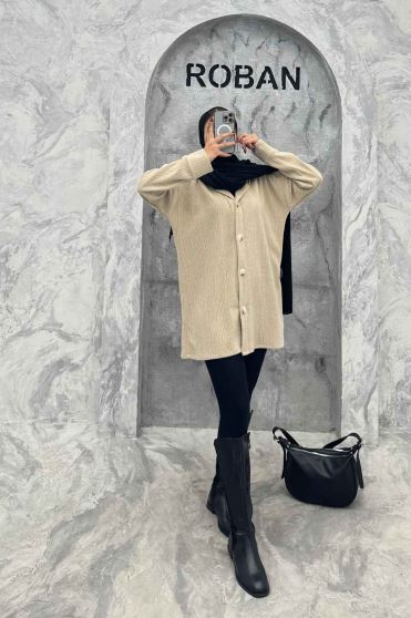 سویشرت کلاهدار مراکشی طرح دار