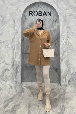 سویشرت کلاهدار مراکشی طرح دار