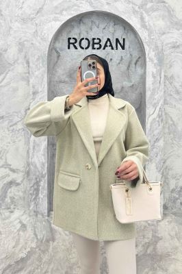 پالتو فوتر یقه ب ب دو جیب پاکتی TIMA