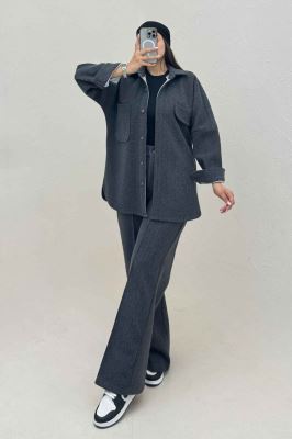 کت و شلوار فوتر جیب تا ب تا موژان