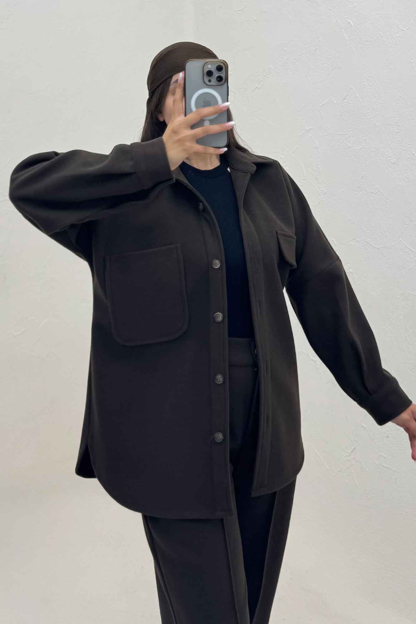 کت و شلوار فوتر جیب تا ب تا موژان