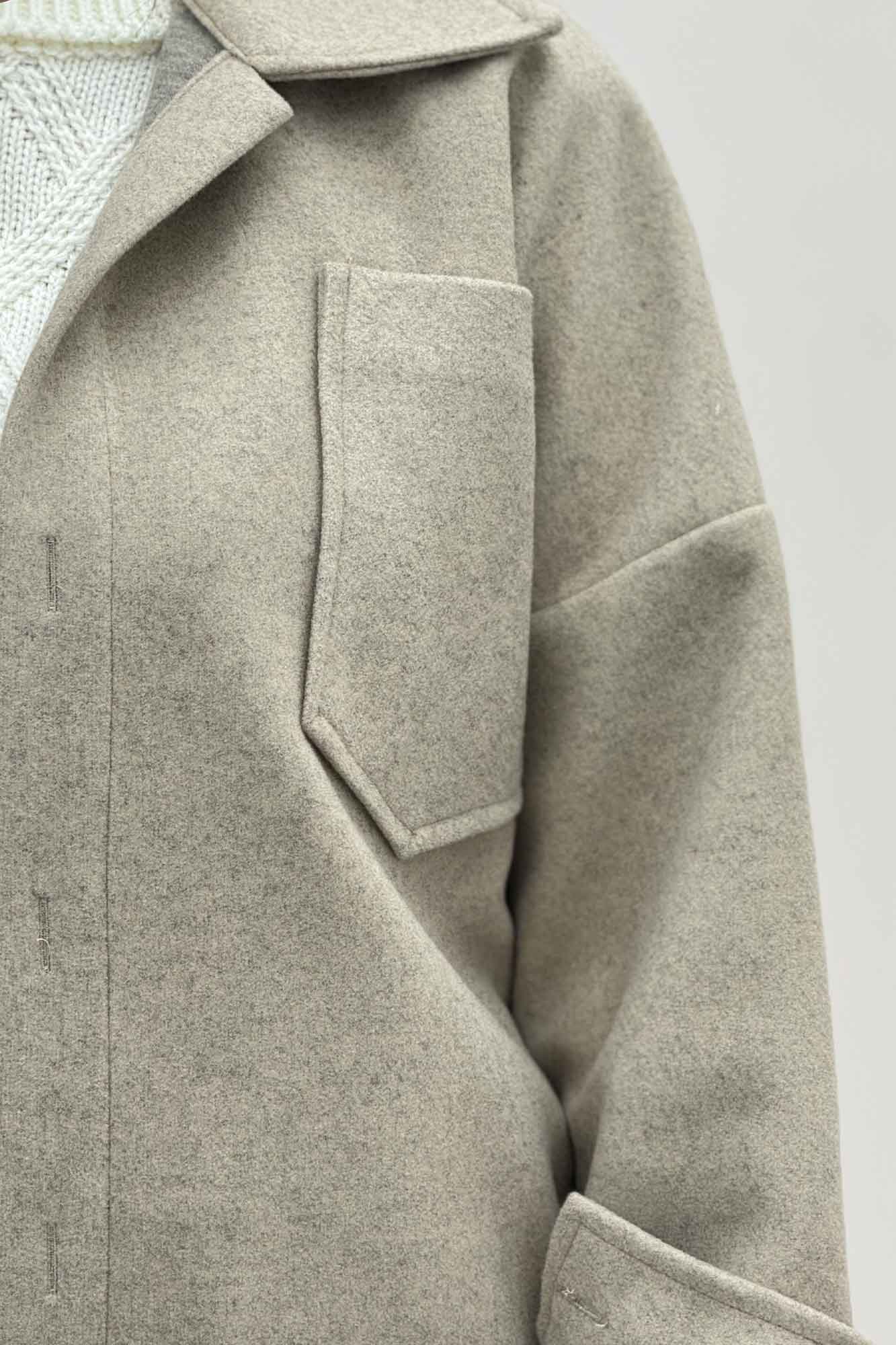 ست پالتو و شلوار فوتر تک جیب DELSA