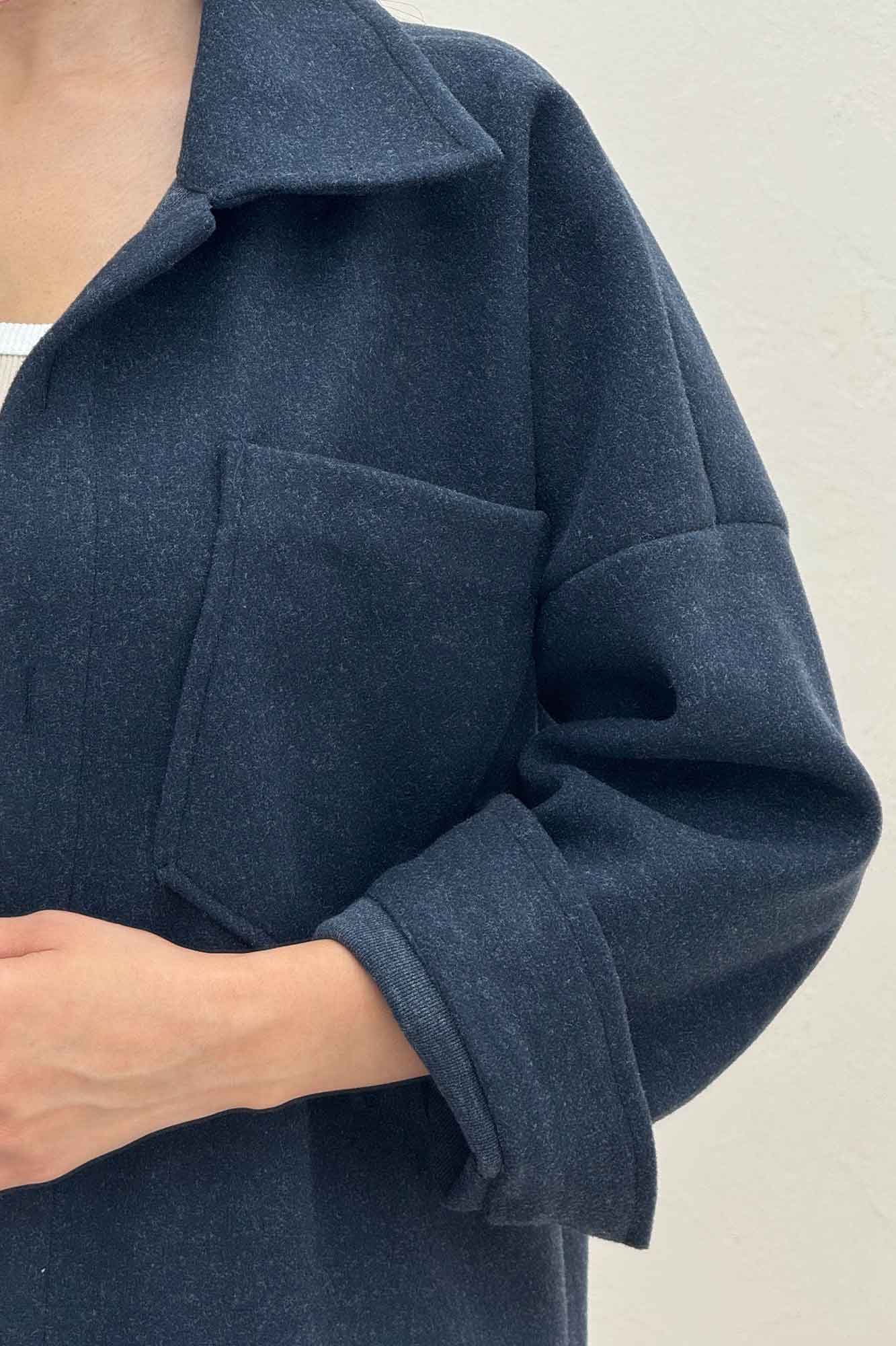 ست پالتو و شلوار فوتر تک جیب DELSA