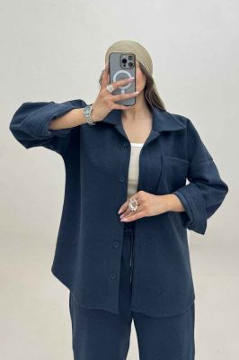 ست پالتو و شلوار فوتر تک جیب DELSA