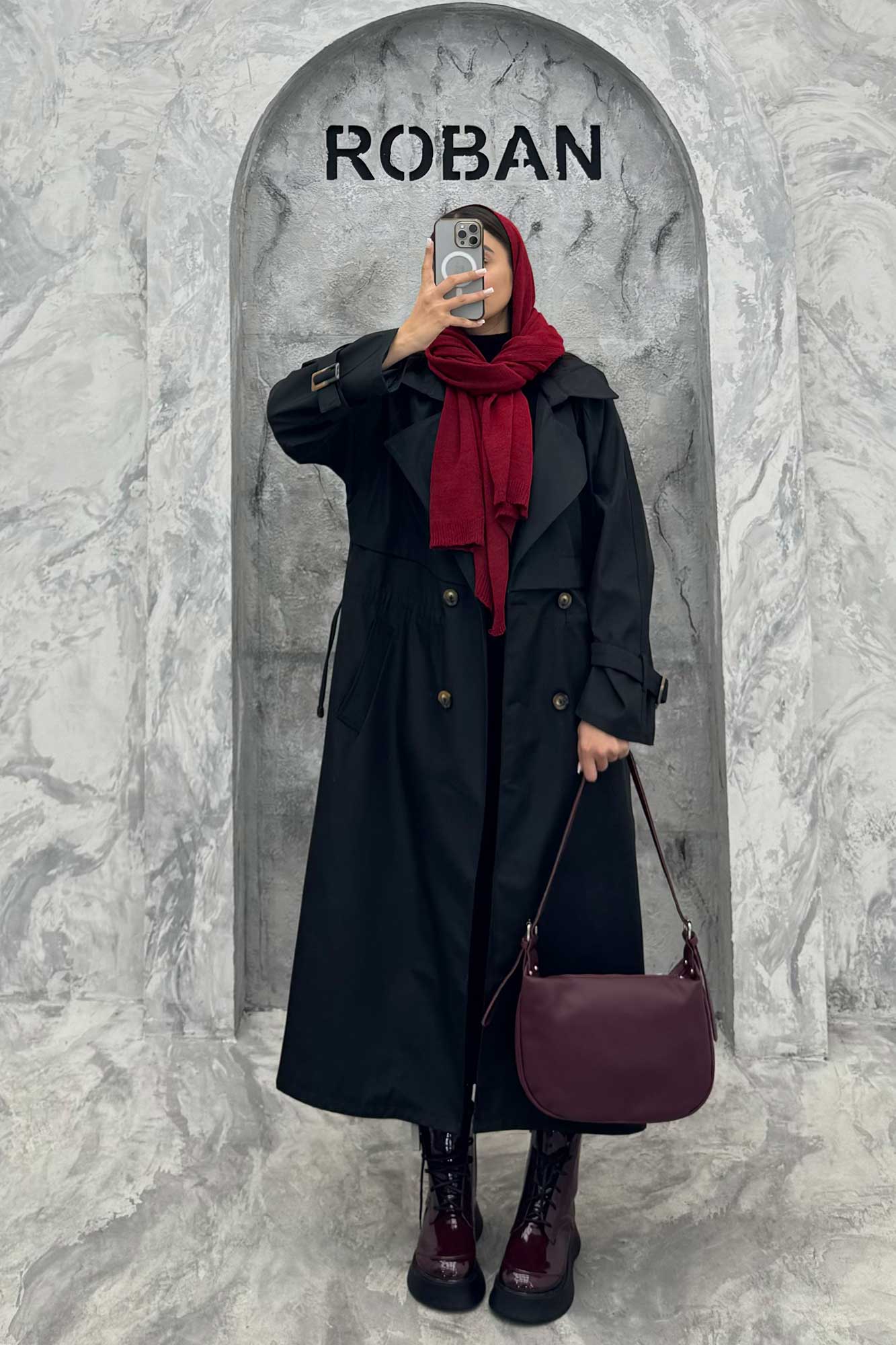 بارانی کمرگت سانتانا بلند زارا