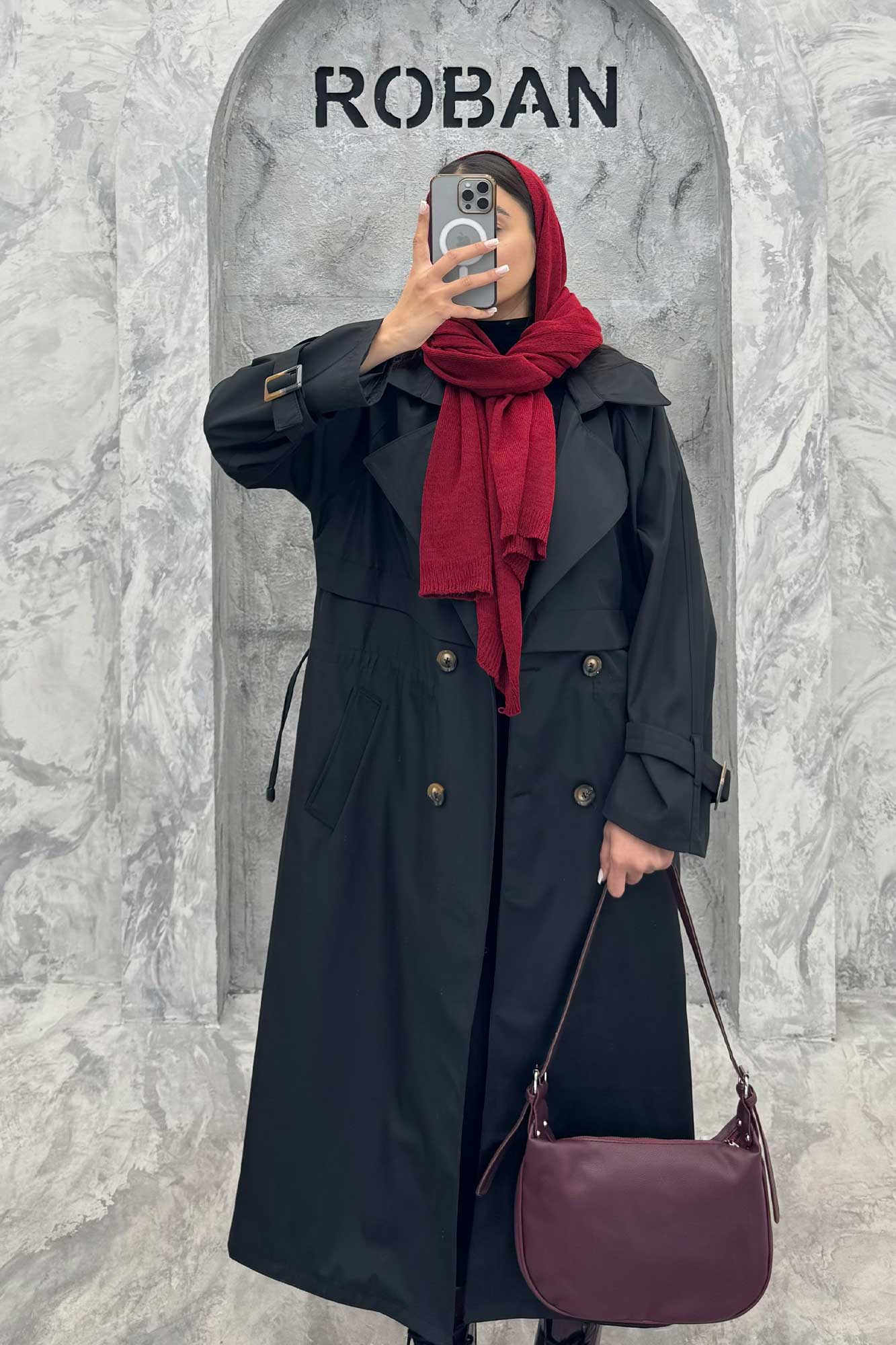 بارانی کمرگت سانتانا بلند زارا