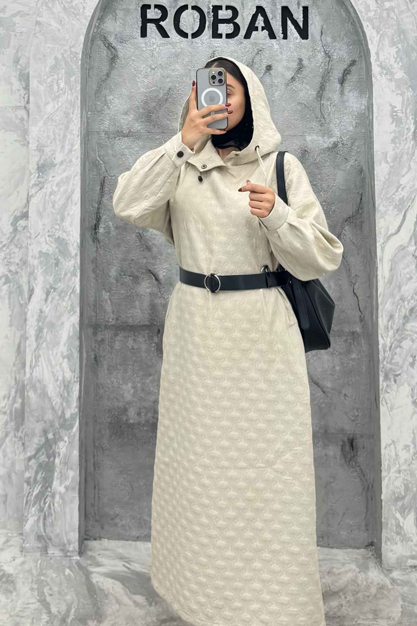 کفتان بلند فریال کلاهدار