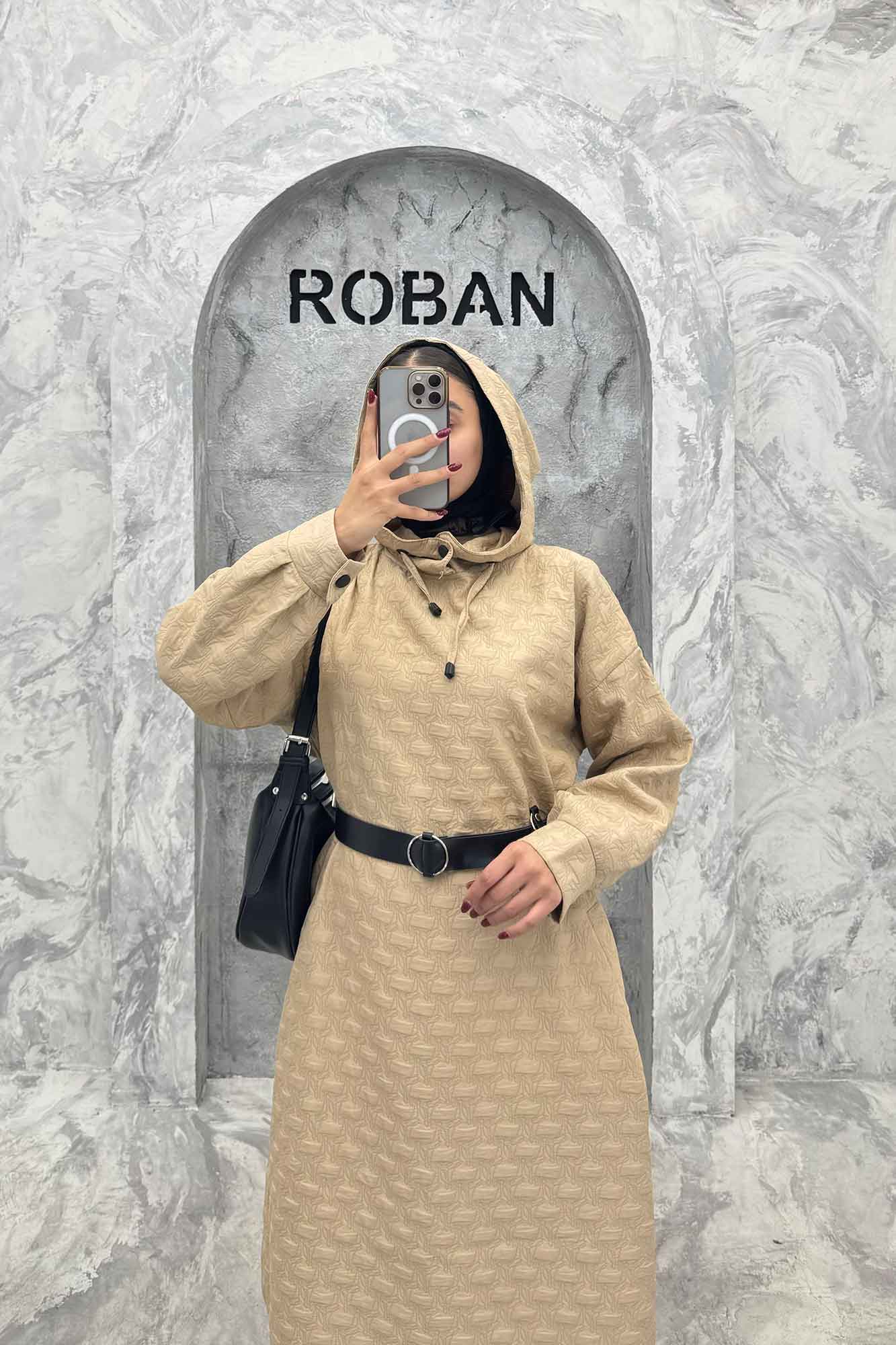 کفتان بلند فریال کلاهدار