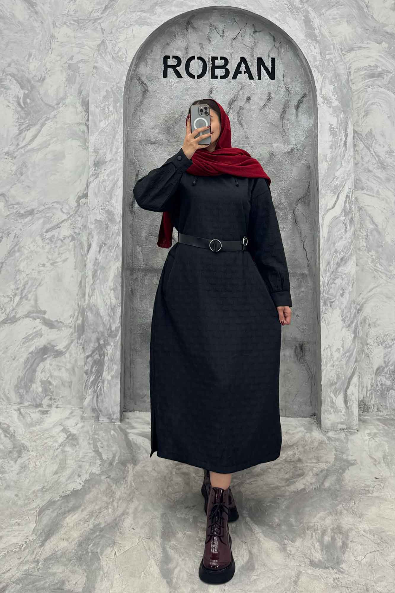 کفتان بلند فریال کلاهدار