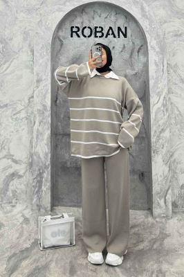 ست دورس و شلوار بافت P